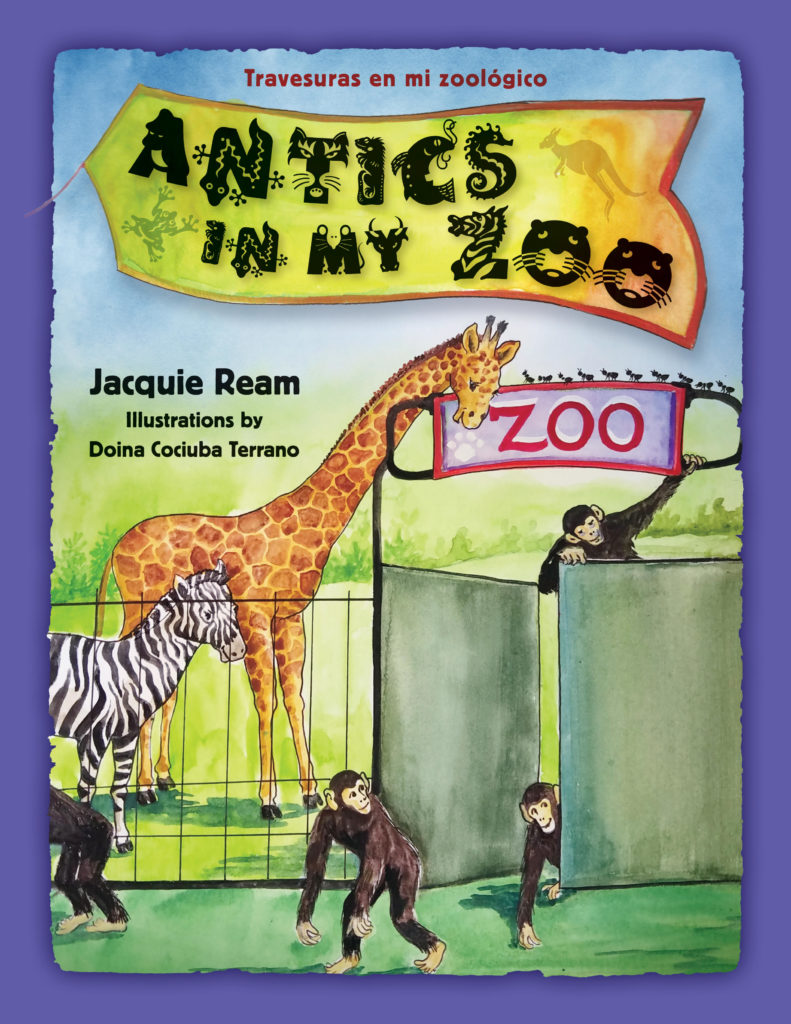 Antics in My Zoo (English and Spanish Edition)